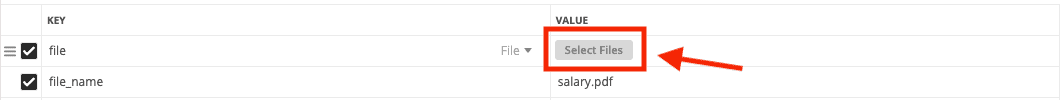 Select file